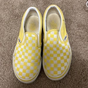 kids yellow vans